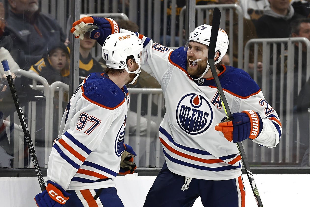 Edmonton Oilers Leon Draisaitl Connor McDavid