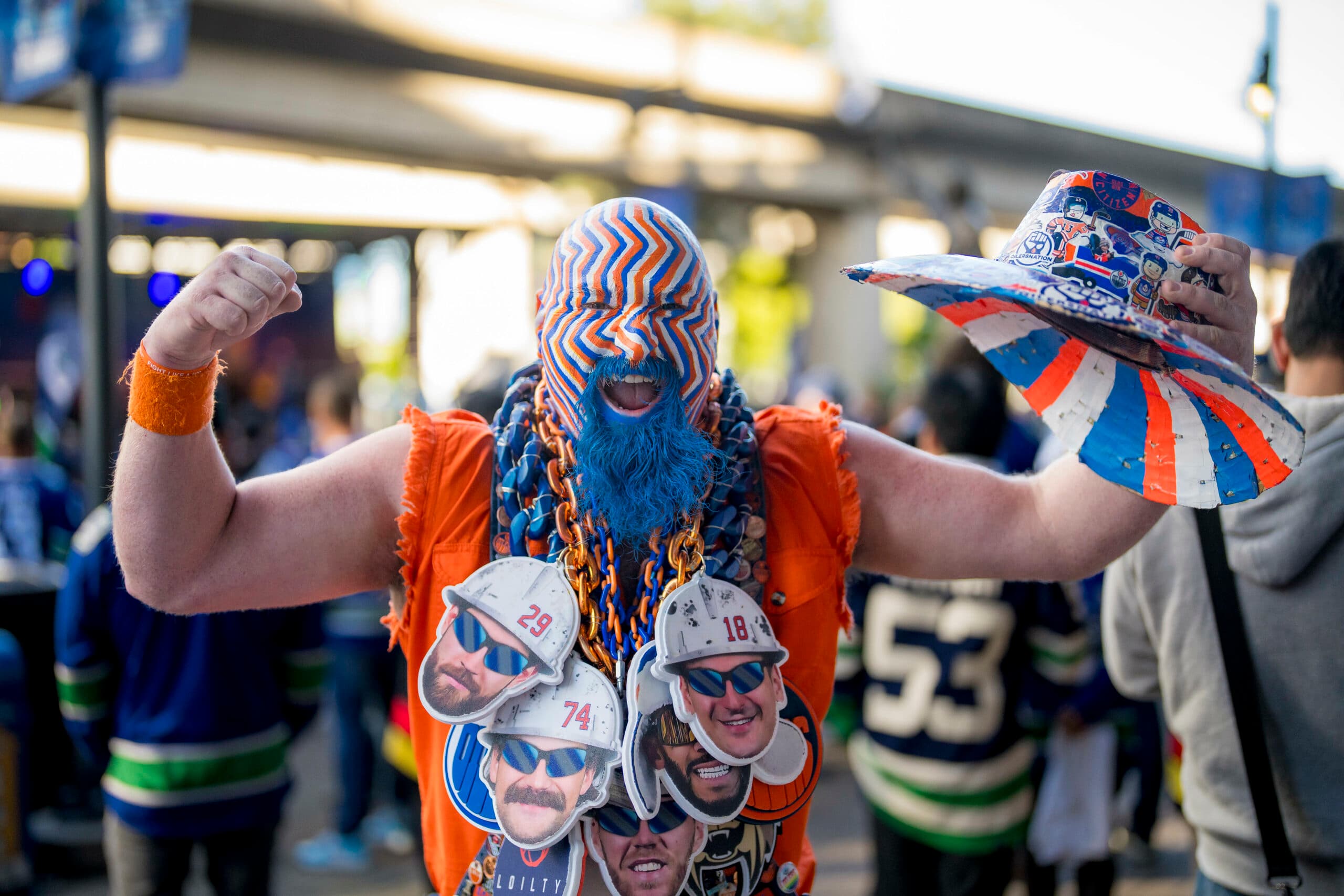 Edmonton Oilers Banjo Guy