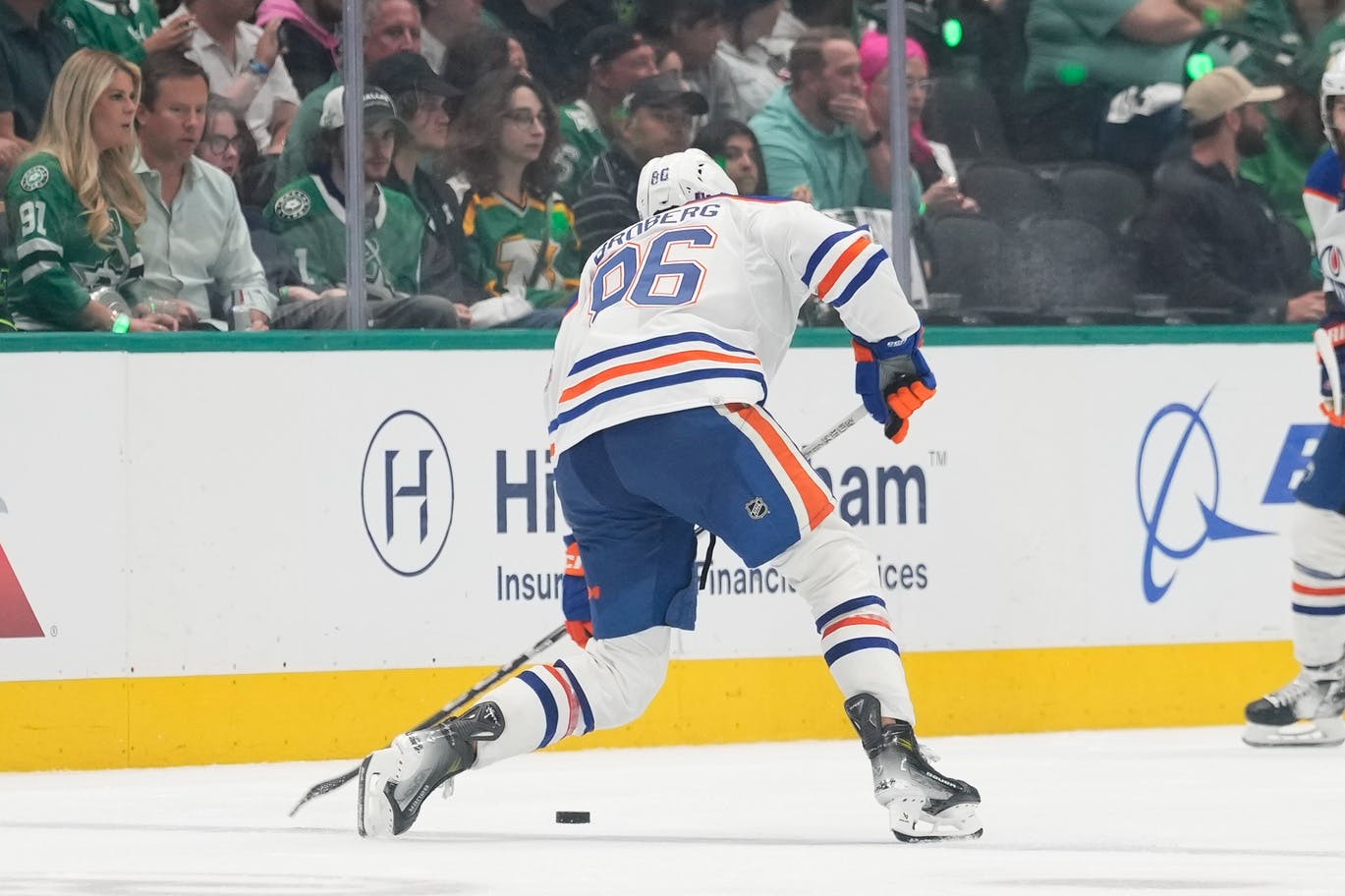 Philip Broberg slapshot Edmonton Oilers