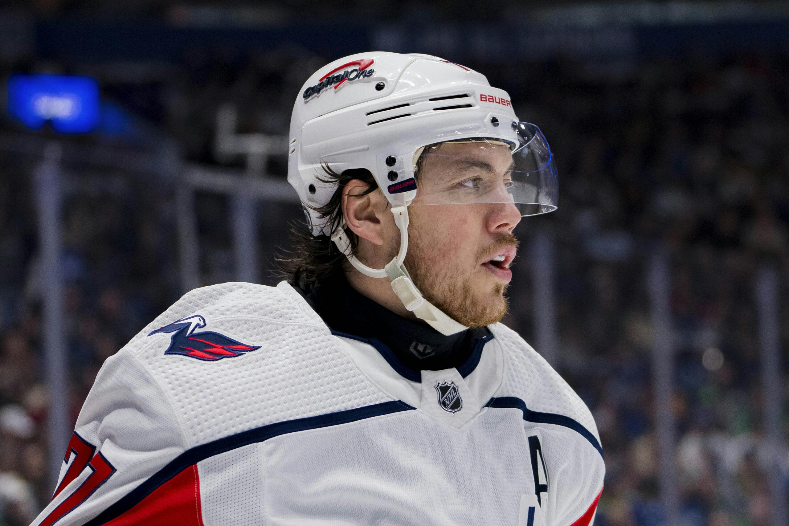 TJ Oshie neck guard