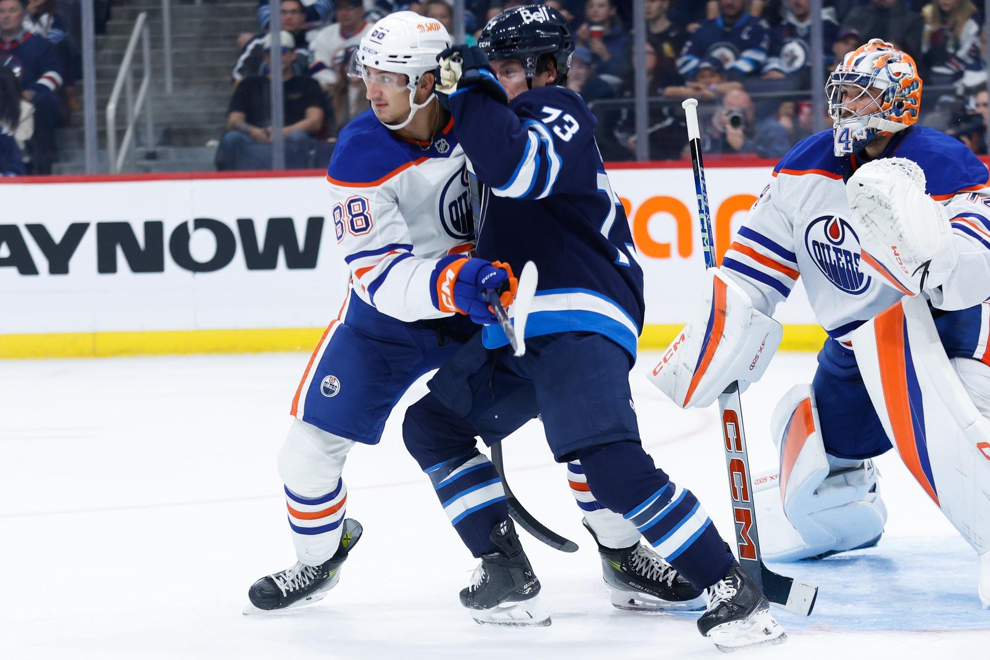 Edmonton Oilers pre-season game vs Winnipeg Jets