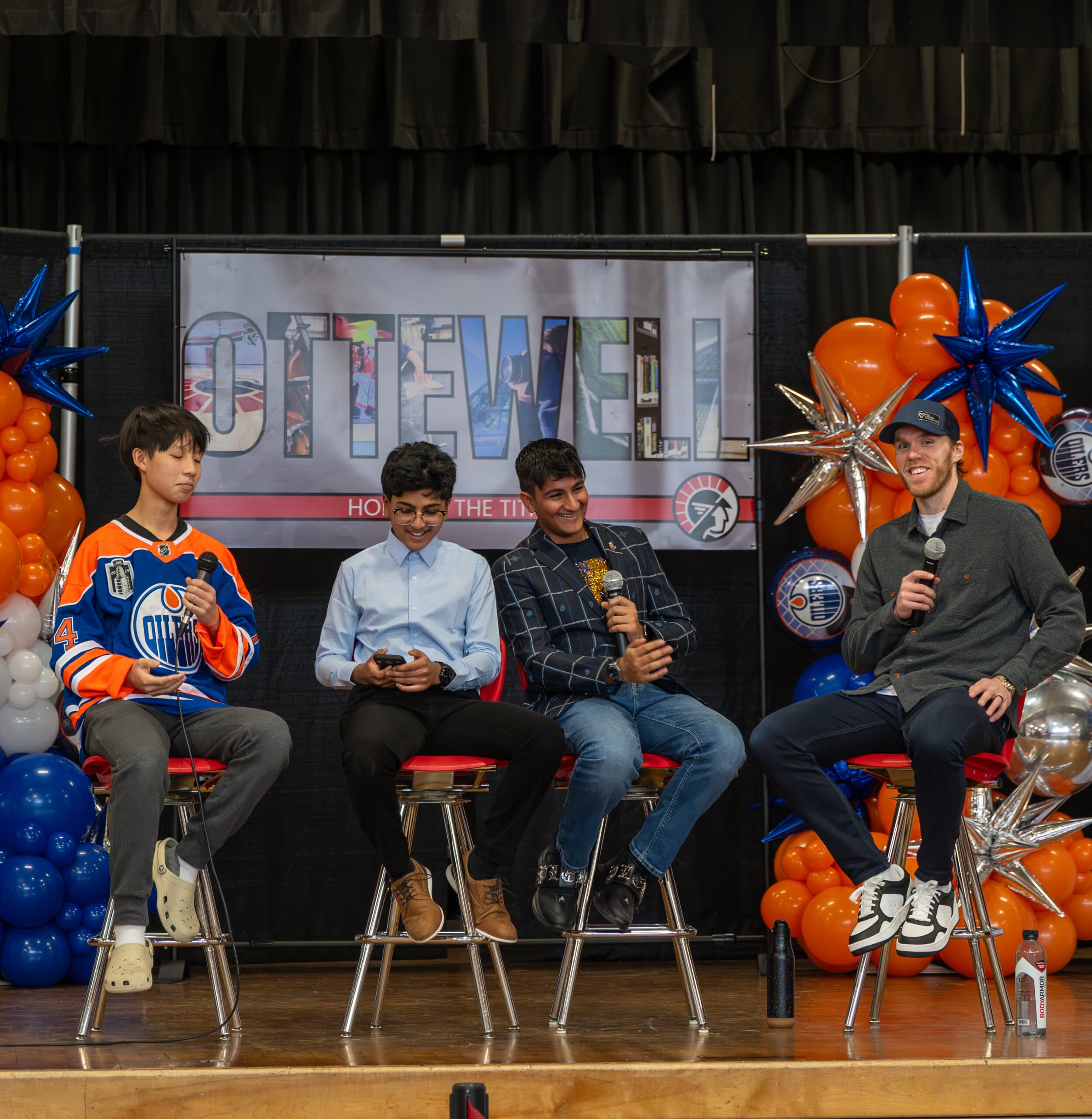 Oilers’ Connor McDavid brings smiles to Ottewell School after winning ...