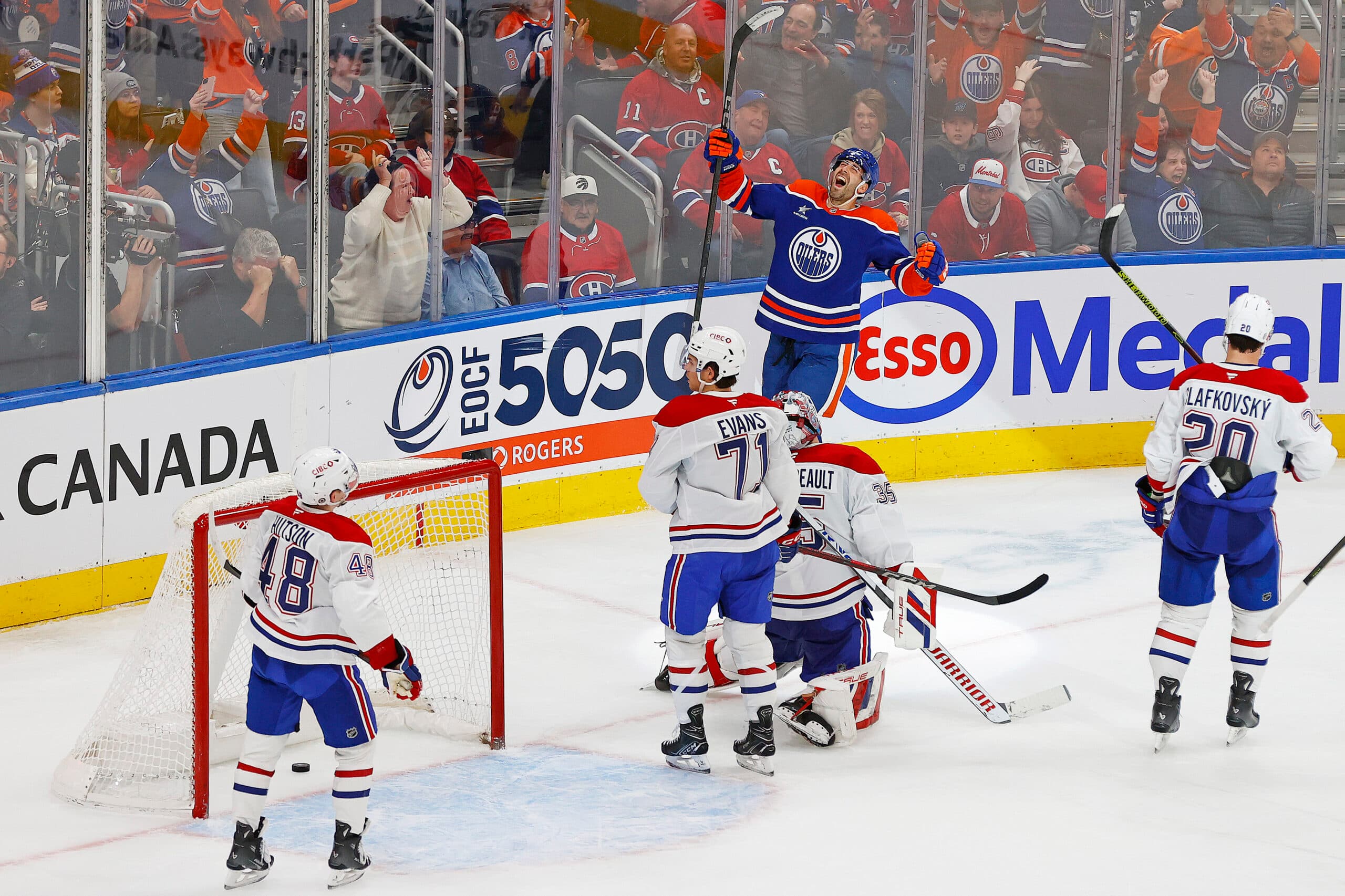 Edmonton Oilers Montreal Canadiens Evan Bouchard