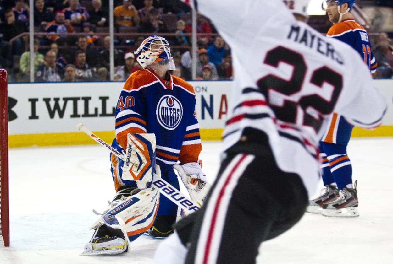 Edmonton Oilers Devan Dubnyk Sam gagner eight point game